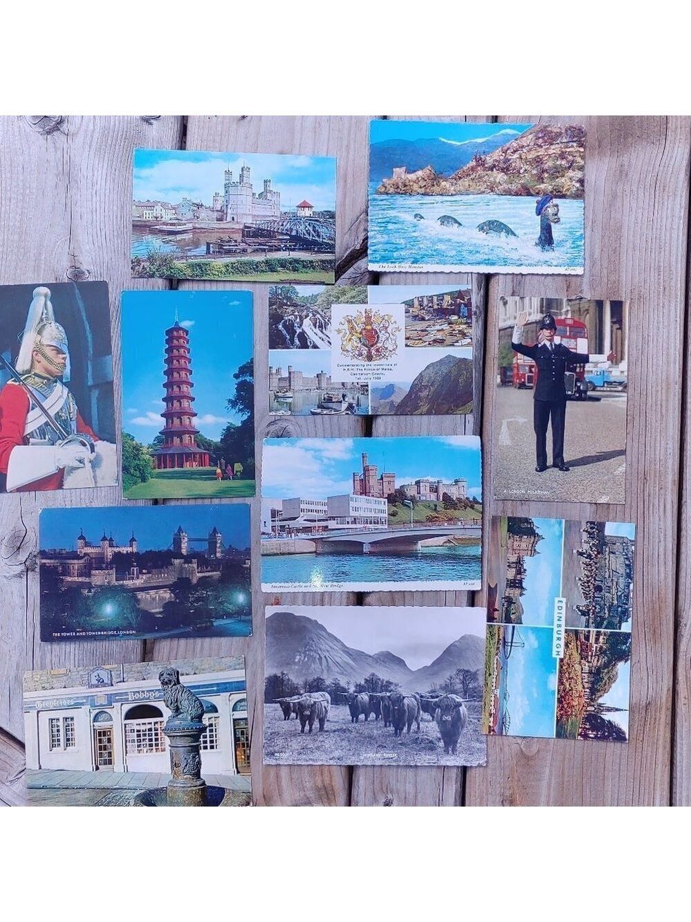 Lot of England Postcards Lot of 11